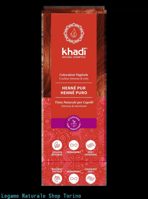 Khadi Bio colore per capelli henna 100g