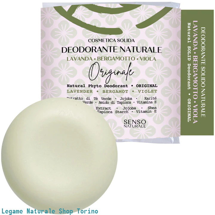 Deodorante Naturale ORIGINALE profumazione LAVANDA BERGAMOTTO VIOLA