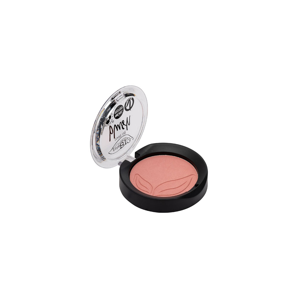 Blush compatto rosa satinato col. 01